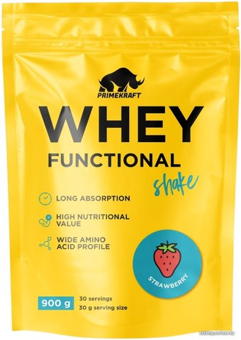 Протеин комплексный Prime Kraft Whey Functional Shake (900 г, кокос)