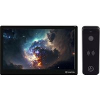 Комплект видеодомофона Tantos Stark HD SE Tuya (черный) + iPanel 2 HD (черный)