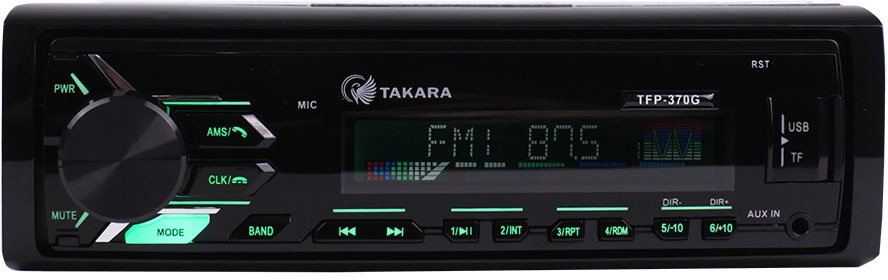 

USB-магнитола Takara TFP-370BT Green