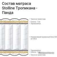 Матрас Stolline Тропикана-Панда 140x190 (660440140578)