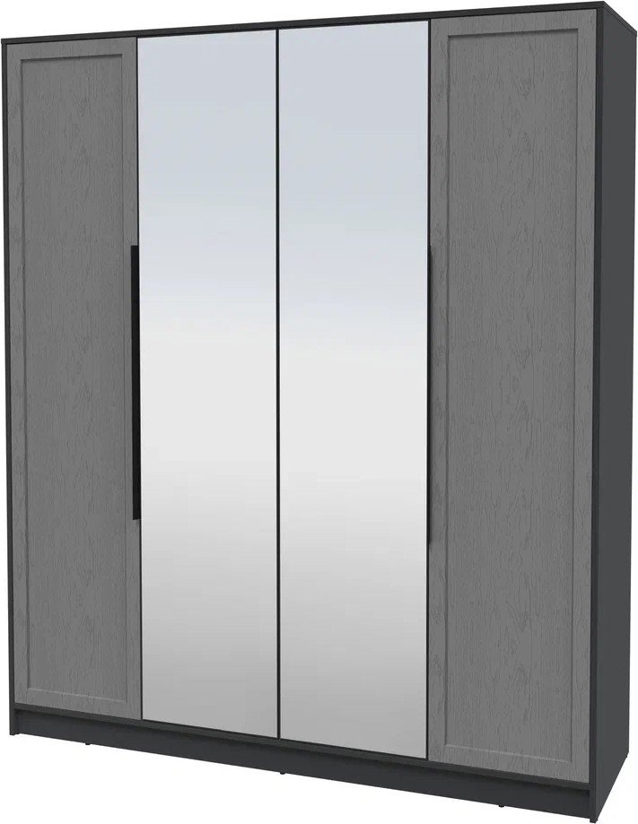 

Шкаф распашной Интерлиния Концепт Тренд КТ-Ш4(з) (антрацит/дуб серый)