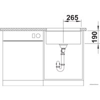 Кухонная мойка Blanco Rotan 500-U 523076 (белый)