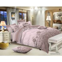 Евро комплект постельного белья Tex Republic Сатин AM Andante (евро, 50x70 - 2 шт)