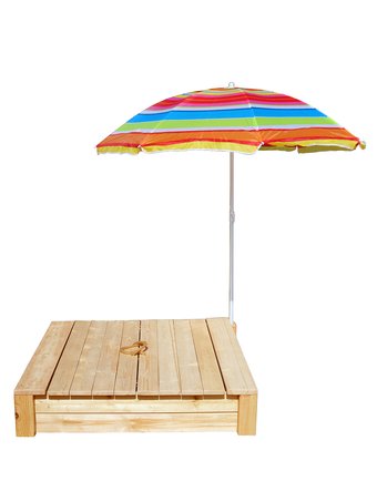 Песочница ComfortProm с зонтом и крышкой