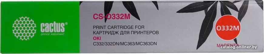 

Картридж CACTUS CS-O332M (аналог OKI 46508734)