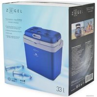 Термоэлектрический автохолодильник ZUGEL ZCR33 (синий)