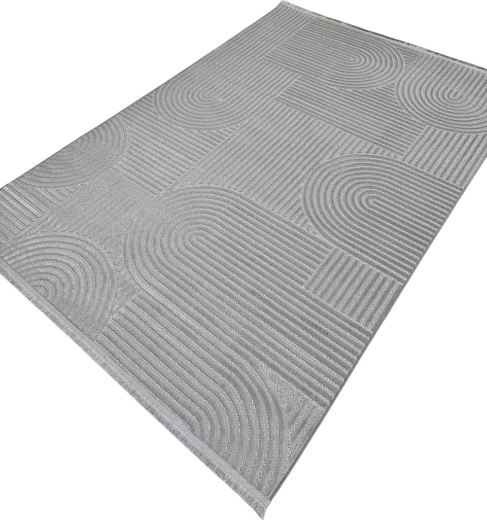 

Ковер для жилой комнаты Radjab Carpet Моника Прямоугольник MC 402A 12588RK (1.6x3, L.Grey)