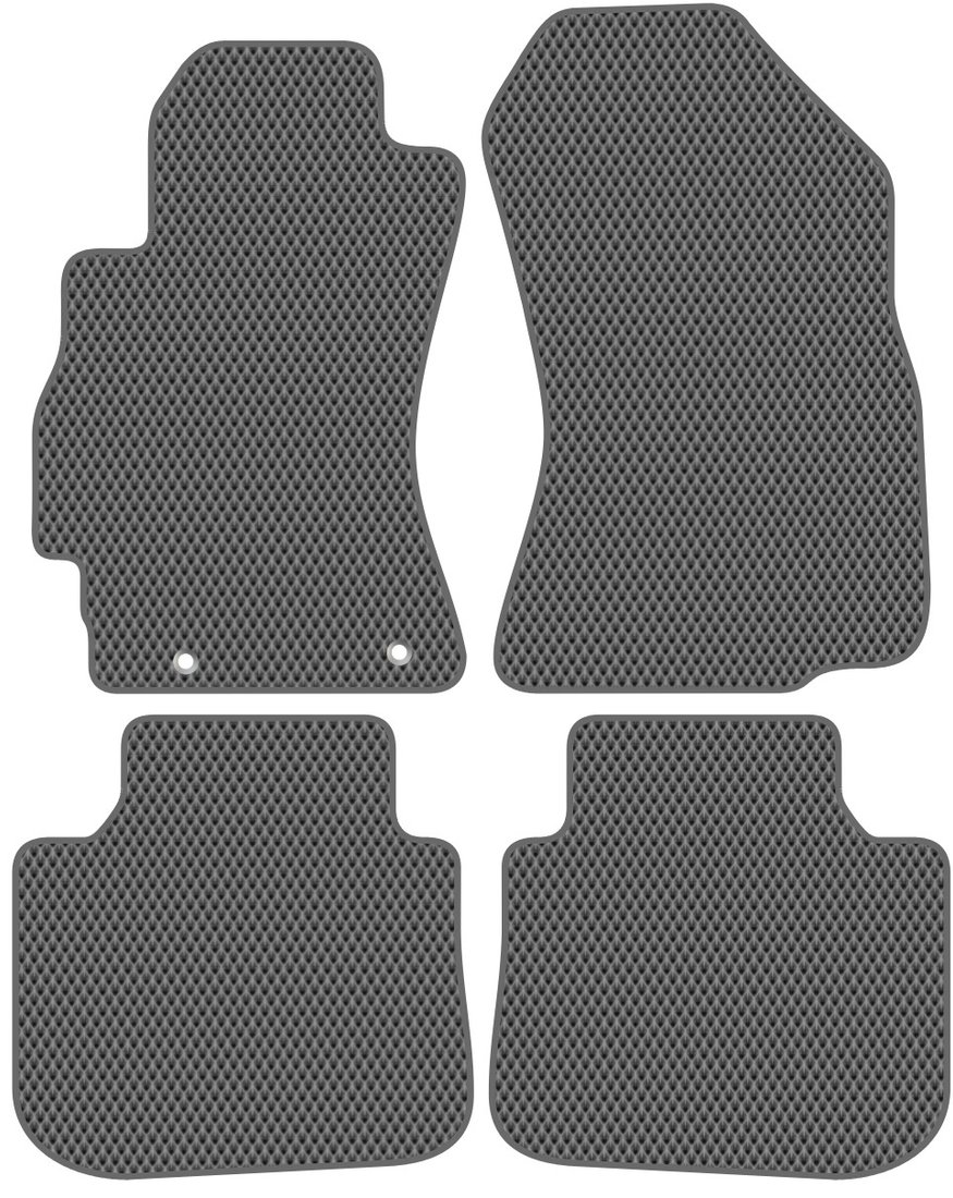 

Комплект ковриков для авто Alicosta Subaru Outback (универсал / BS) 2014 - 2020 (серый, ромб)