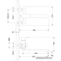 Смеситель Lemark Nero LM0251C