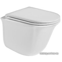 Унитаз подвесной WeltWasser Telbach 004 GL-WT + Marberg 507 SE (белый глянец/хром)