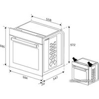 Электрический духовой шкаф Indesit IFE 3644 IX