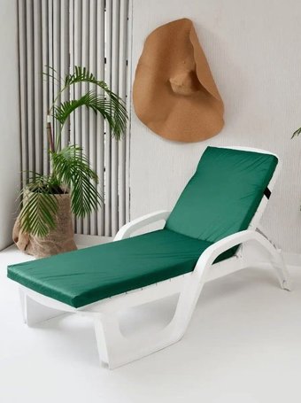 Матрас для шезлонга Эльфпласт 180х55х6 см (зеленый)