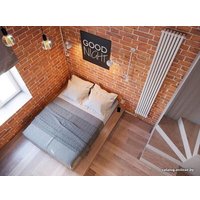 Стальной трубчатый радиатор Loten Grey V 750x180 (нижнее подключение)
