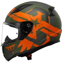 Мотошлем LS2 FF353 Rapid 2 Thunder Birds (L, оранжевый матовый)