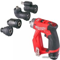 Дрель-шуруповерт Milwaukee M12 FDDXKIT-202X 4933464979 (с 2-мя АКБ, кейс)