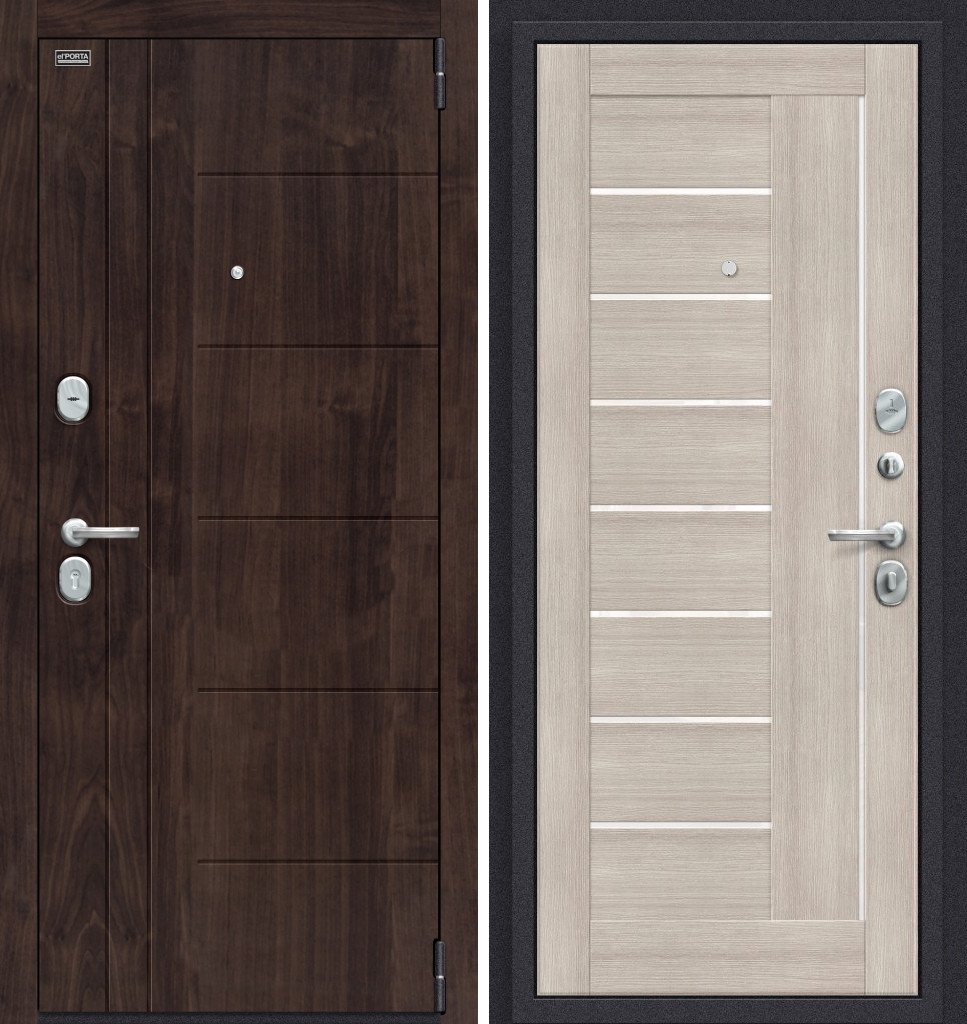 

Металлическая дверь el'Porta Porta S 9.П29 (Cappuccino Veralinga)