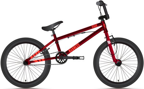 

Велосипед Stark Madness BMX 3 2024 (бордовый/оранжевый/черный)