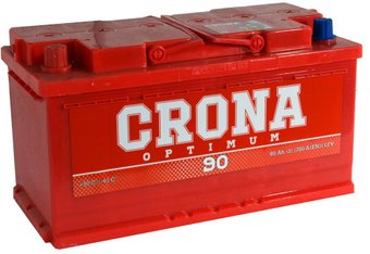Автомобильный аккумулятор Crona 6СТ-90 рус. (90 А·ч)