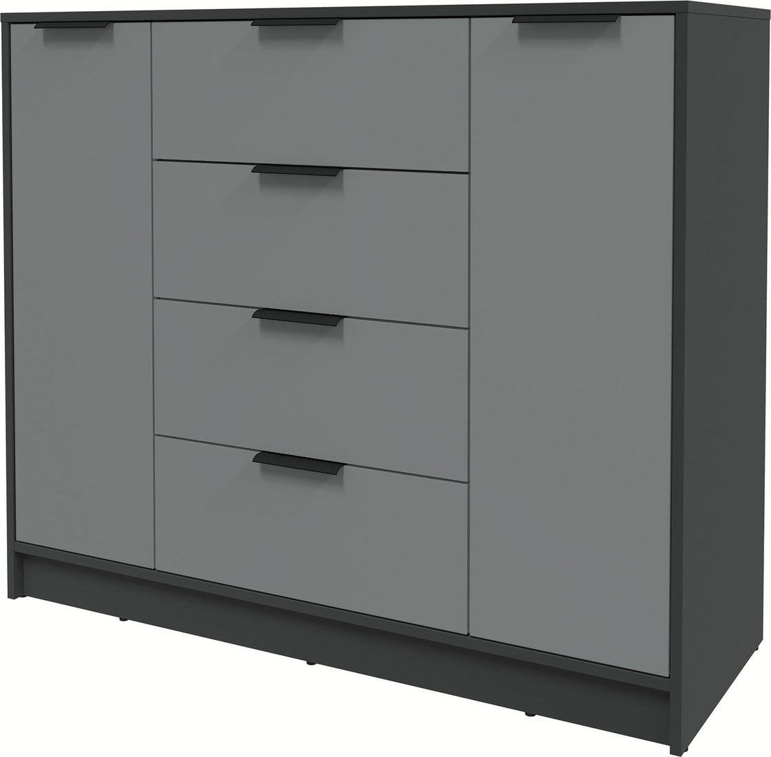 

Тумба Интерлиния Концепт КТ-Т120 Глосс (антрацит/серый)