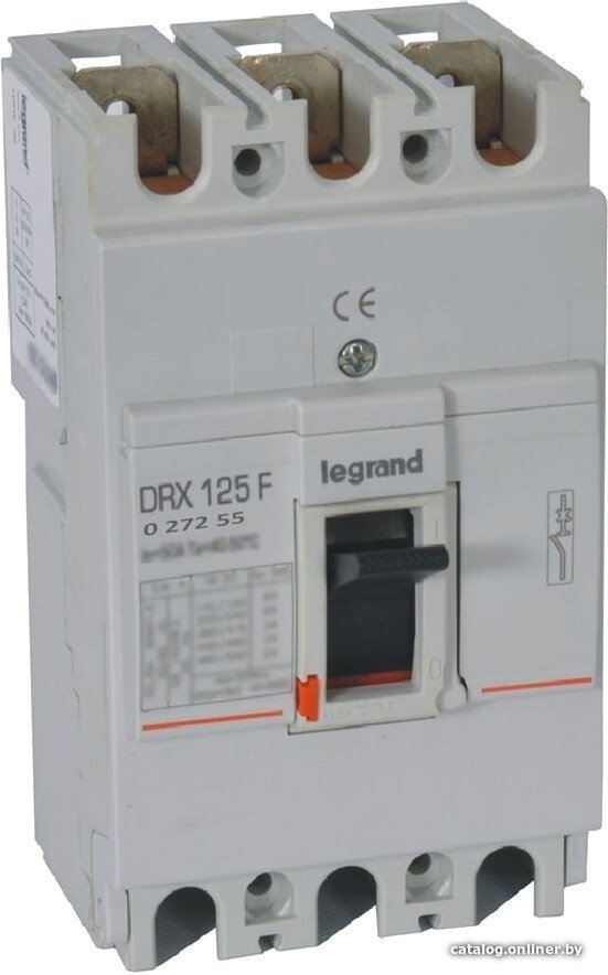 Выключатель автоматический Legrand DRX 12580A 3P 10KA 27255