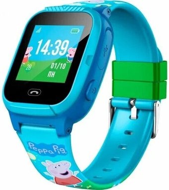 Детские умные часы JET Kid Peppa Pig (голубой)