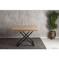 Стол-трансформер Levmar Cross D89/S53 (дуб сонома/черный)