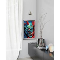 Картина по номерам PaintLine Японский демон PL-00202