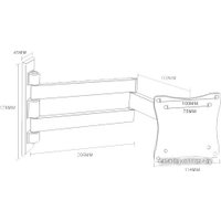 Кронштейн Arm Media LCD-7101 (белый)