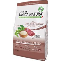 Сухой корм для собак Unica Natura Unico Mono All Breed с гусем, рисом и горохом 2.5 кг