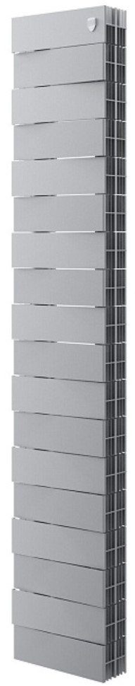 

Биметаллический радиатор Royal Thermo PianoForte Tower 200 Silver Satin (18 секций)
