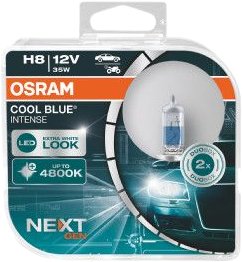 

Галогенная лампа Osram Cool Blue Intense H8 64212CBN-HCB 2шт