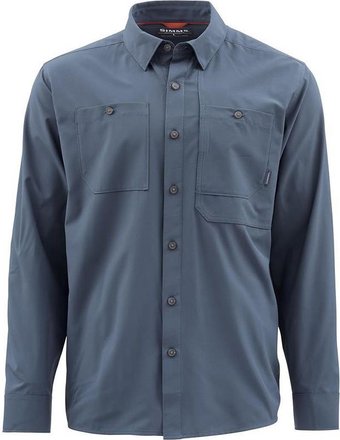 Рубашка Simms Double Haul LS Shirt (XL, dark moon)