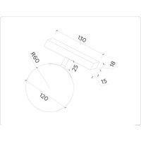 Трековый светильник Ambrella light Track System GL3921 BK/FR