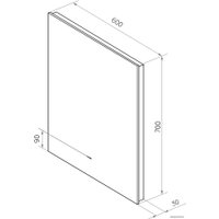  Континент Trezhe Led 60x70