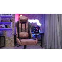 Игровое (геймерское) кресло AeroCool Duke Punch Red (черный/красный)