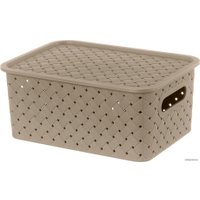 Коробка для хранения Violet Береста 521119 (капучино)