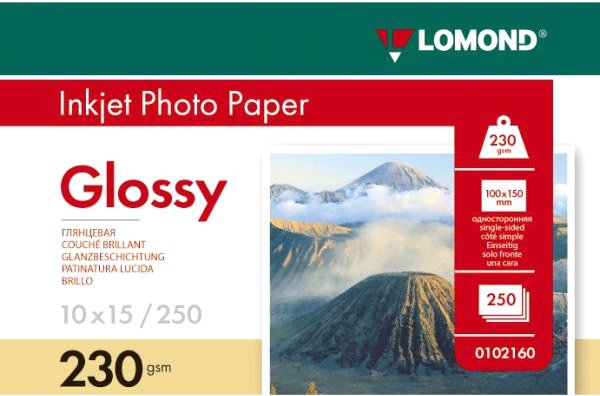 

Фотобумага Lomond глянцевая односторонняя A6 230 г/кв.м. 250 листов (0102160)
