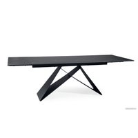 Кухонный стол Signal Westin ceramic WESTINCCC160 (Sahara Noir/черный матовый)