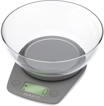 Кухонные весы Maxvi KS102P (серый)