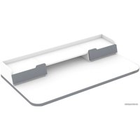 Стол Sheffilton SHT-TU14/TT31 120/65 ЛДСП (белый муар/белый шагрень/серый)