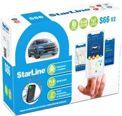 

Автосигнализация StarLine S66 BT GSM v2 2CAN+4LIN 2SIM