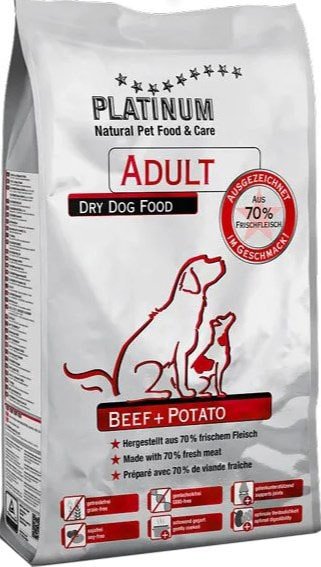 

Сухой корм для собак Platinum Adult Beef & Potato 5 кг