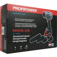 Ручная воздуходувка Profipower Tornado MKBUB-18V (с 1-им АКБ)