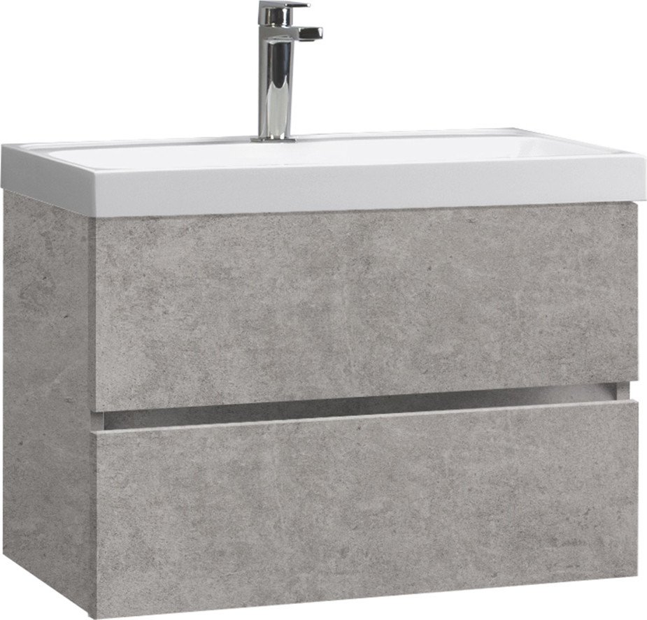 

Belux Тумба под умывальник Бостон НП 70-02 (31, бетон чикаго/светло-серый)