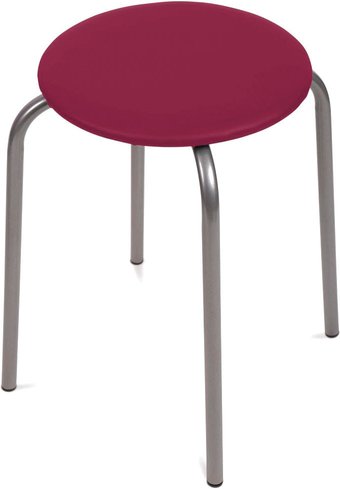 Табурет Nika Эконом 2 ТЭ02/Б (бордовый)