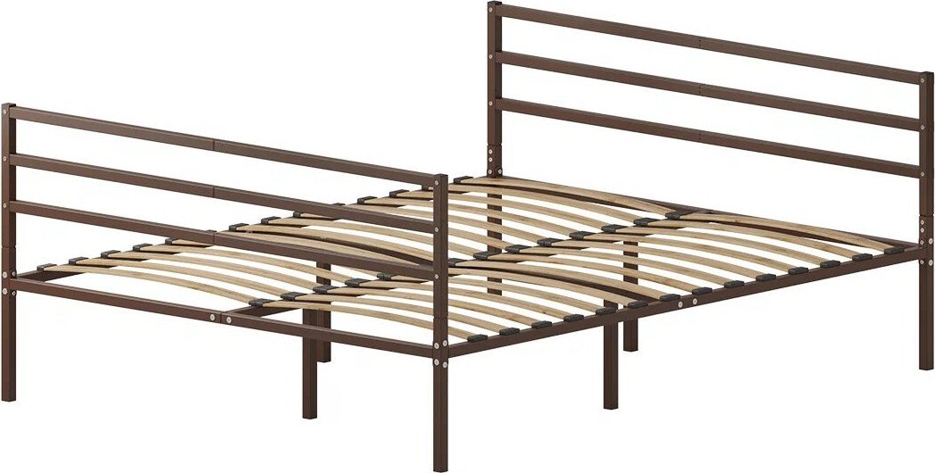 Кровать Домаклево Металика Г3+Г3 160х190 (коричневый)