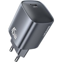 Сетевое зарядное Usams CC323 T66 45W GaN (черный) в Витебске