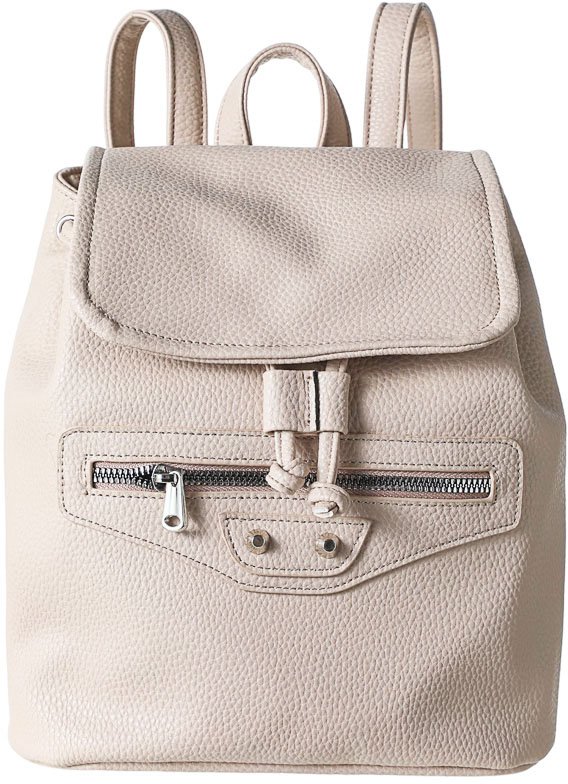 

Городской рюкзак Miniso Litchi Grain Solid Color 6086 (бежевый)