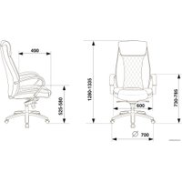 Офисное кресло Бюрократ T-9924SL (черный)