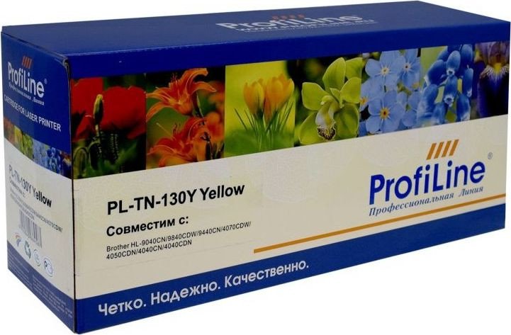 Картридж ProfiLine PL-TN-130Y-Y (аналог Brother TN-130Y)